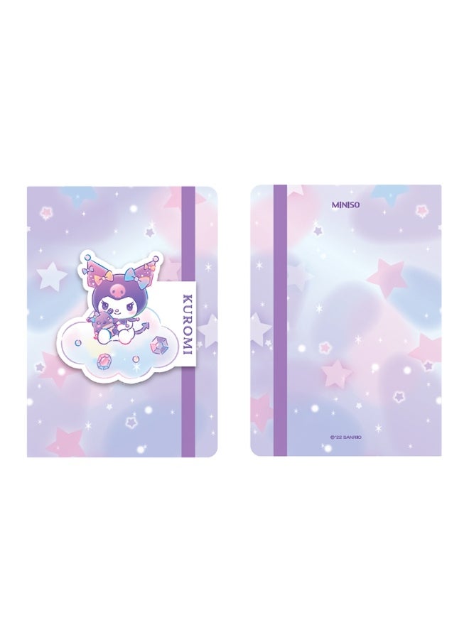 Miniso Stay organized with this stylish A5 hardcover book featuring Kuromi and a handy band closure. 