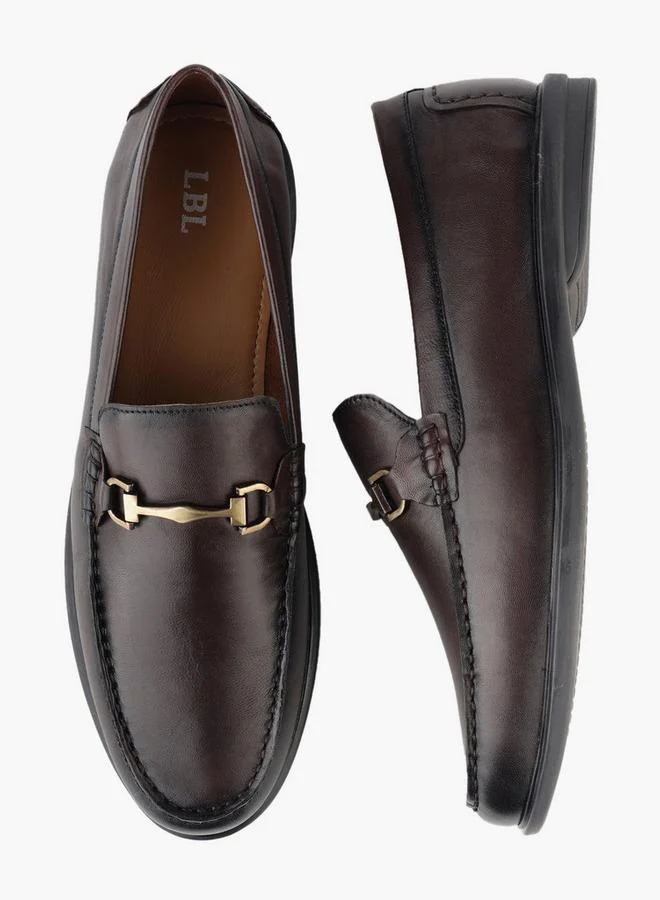 ال بي ال من شو اكسبرس Men Slip-On Leather Loafers
