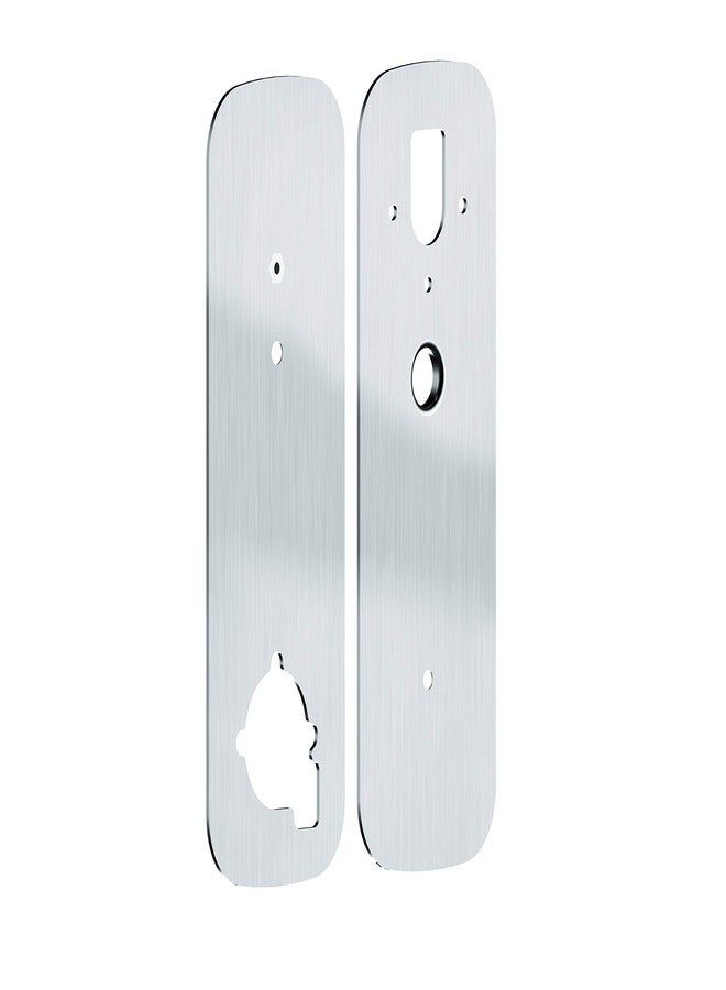 Lockly Smart Door Lock Cover Plate, Accessory for Lockly Smart Locks, Rust-Proof Stainless Steel for Hole Filler Plate - Satin Nickel (PGA006SN) - Image 3