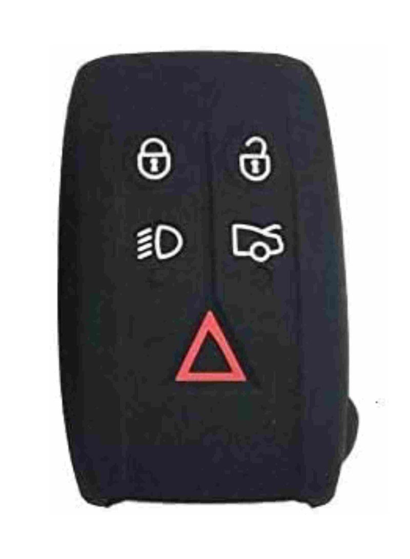 بيعتكلها غطاء حماية لمفتاح السيارة عن بعد من السيليكون بخمسة أزرار، متوافق مع جاكوار XK XF XJ8 XK8 XRR - Image 1