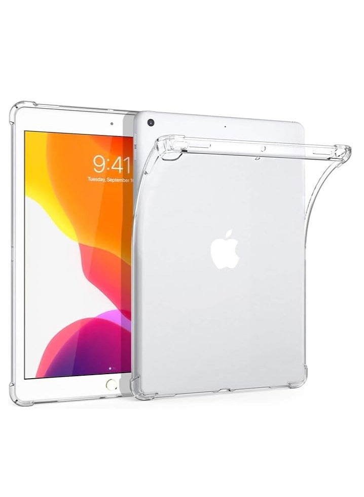 Clear Case for iPad 10.2" 9th Generation 2021 / iPad 8th Generation 2020/ 7th Generation iPad 10.2" 2019, Slim Soft Lightweight TPU Back Cover for iPad 9/8/7 10.2 inch - Image 1
