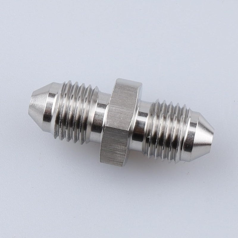 AC PERFORMANCE Stainless Steel -3 AN Male Flare to AN3 Male Union Brake Hose Fitting Connector - Image 4