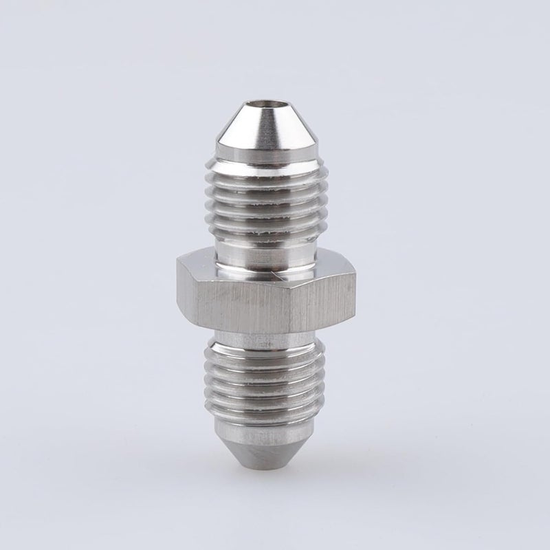 AC PERFORMANCE Stainless Steel -3 AN Male Flare to AN3 Male Union Brake Hose Fitting Connector - Image 2