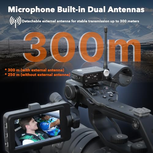 Saramonic Ultra | Wireless Lavalier Microphone, 32-Bit Float Recording, Timecode Sync, Noise Cancellation, IPX5 Water Resistance, 984’ Range, 130dB SPL, for iPhone, Android, Camera (ULTRA03) - Image 5