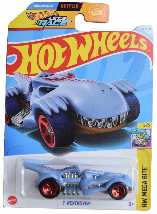 Hot Wheels T-Rextroyer, HW Mega Bite 5/5 [Blue] 114/250 - Image 2