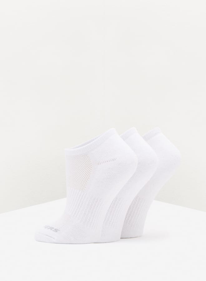 SKECHERS Boys Kids' Terry Invisible Sports Socks - S111102B-100 - Image 2