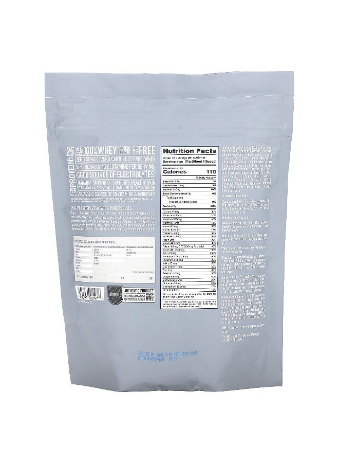 Isopure إيزوبور، مسحوق بروتين خالي من الكربوهيدرات، كوكيز وكريمة، 1 رطل (454 جرام) - Image 2