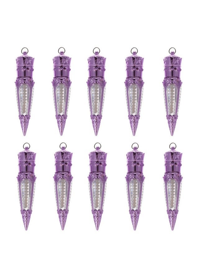 CTKcom 3Ml Lip Gloss Tubes Empty Lip Glaze Containers With Radish Shape Plastic Refillable Lip Gloss Containers With Wand For Women Girls Diy Cosmetic Makeuppurple10 Pack - Image 2