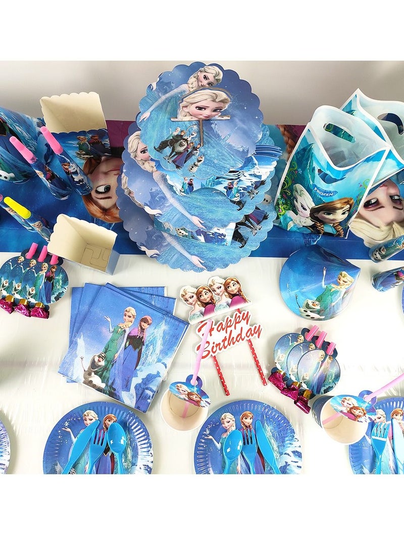 Brain Giggles Brain Giggles Frozen Theme Disposable Tableware  - Image 3