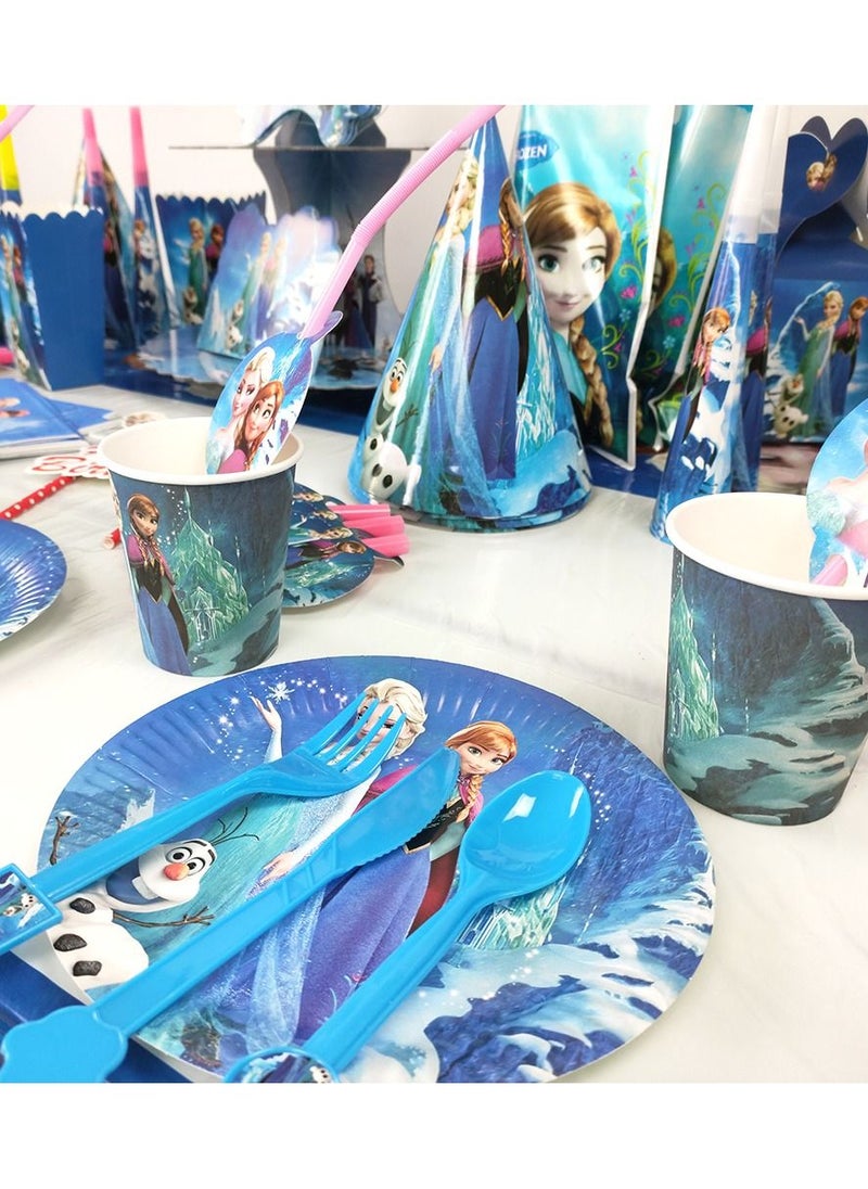 Brain Giggles Brain Giggles Frozen Theme Disposable Tableware  - Image 2