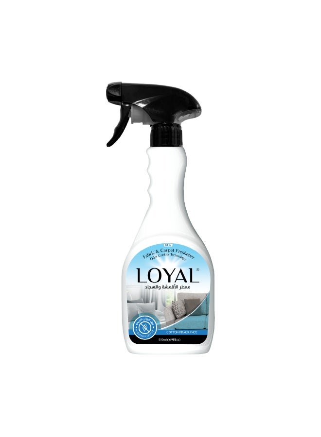 loyal Fabric & Carpet Freshener Cotton Fragrance 500 ml - Image 1