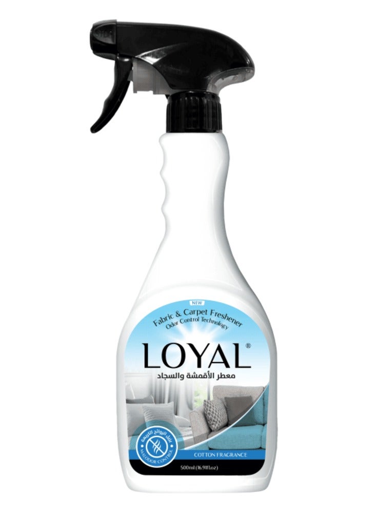 loyal Fabric & Carpet Freshener Cotton Fragrance 500 ml - Image 1