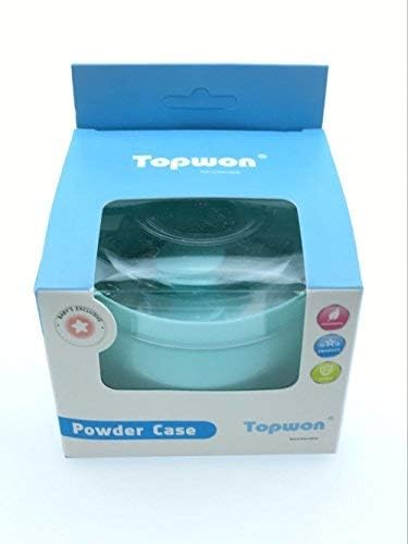 Topwon Baby Powder Puff Kit for Body Powder Container Dusting Powder Case for Baby&Mom - Image 4