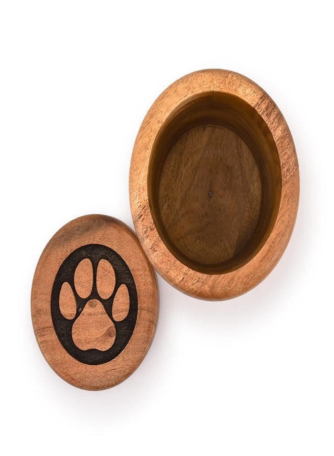 Kimona Food Jars & Canisters With PAW Engraved on Lid, Storage Food Kitchen Counter Containers for Candy, Flour, Oats, Coffee Bean, Pet Treats (4.5" X 4.5" X 6") - Image 3
