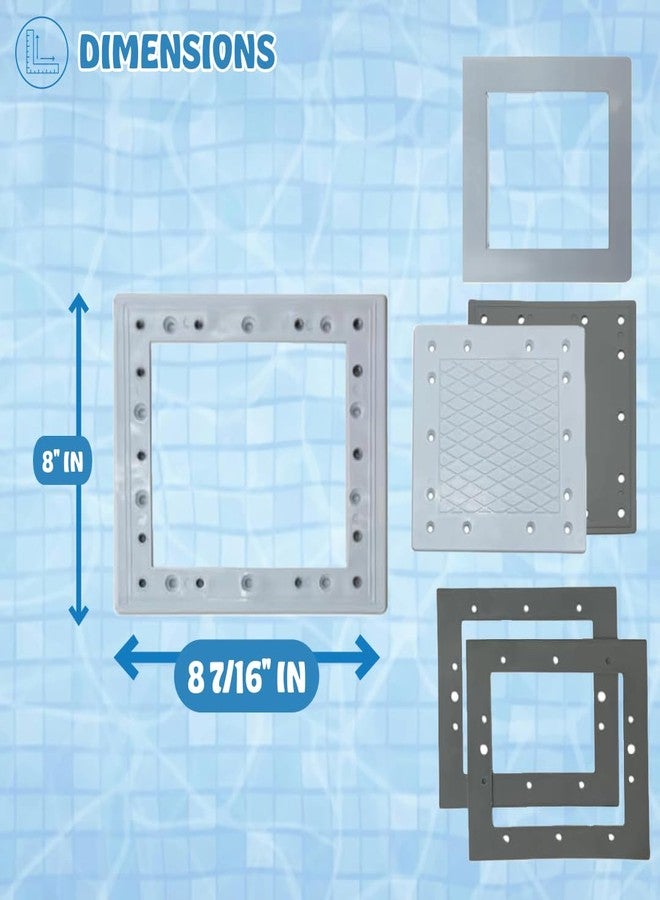 Poolzilla All Season Skimmer Kit for Above Ground Swimming Pools - for Standard Size Skimmer & Return Plates - Pool Opening and Closing - Image 2