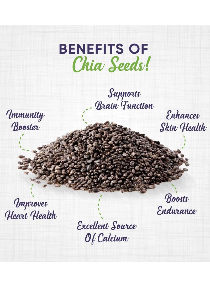 Generic 100% natural pure Chia Seeds -150 gm  - Image 5