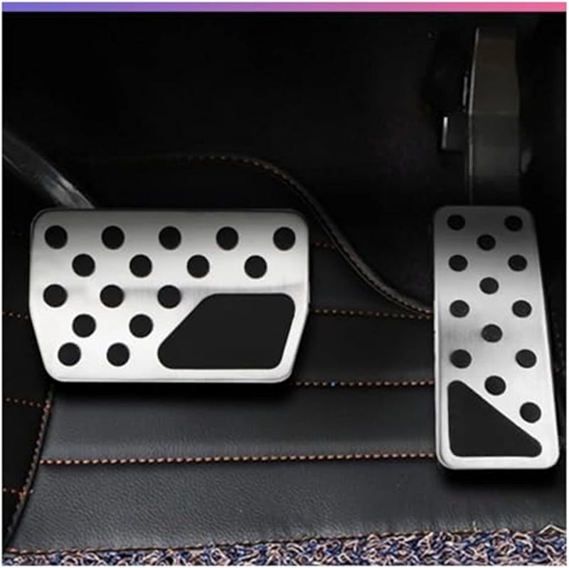 DEMULAX 2PCS Car Brake Pedal Cover Set - Image 5