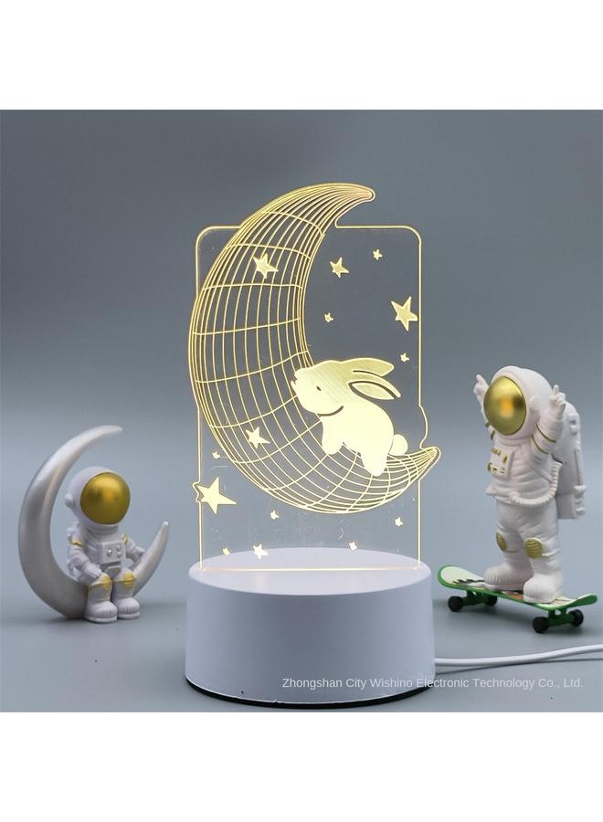 Bluejw Creative Night Light Acrylic Table Lamp Eye Protection Atmosphere Lamp Birthday Gift Led Lamp Room Night Light Desktop Ornaments - Image 4