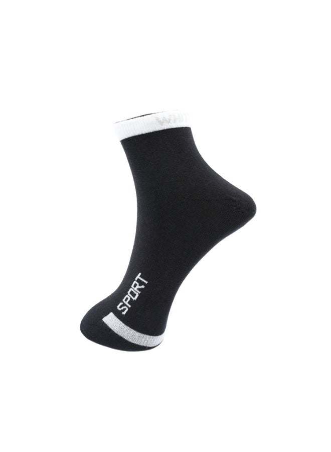 White Leaf Men’s Casual Ankle Socks – Reinforced Heel & Toe, Moisture-Wicking, Arch Support, Cushion Comfort – 3 Pairs (Olive Green, Black, and Gray) – Free Size - Image 3