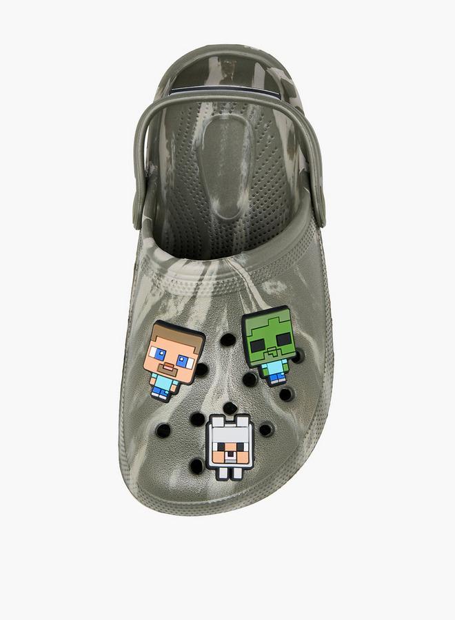 MINECRAFT Boys Backstrap School Clogs - Image 2