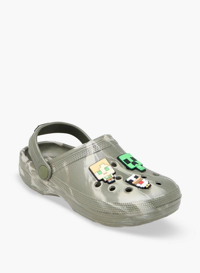 MINECRAFT Boys Backstrap School Clogs - Image 3