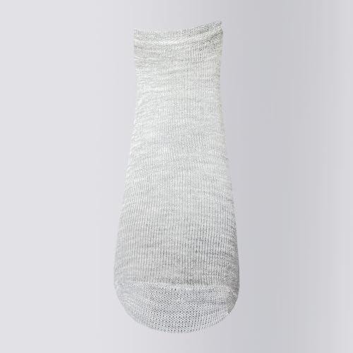 USOXO Women Cotton Anti Skid And Anti Slip Ankle Length Socks For Gym, Yoga, Jogging And Running| Grip Socks | Pack Of 3, Multicolour - Image 4