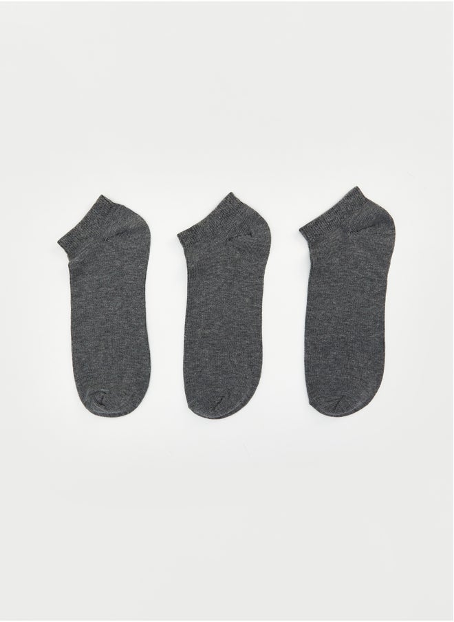 LC WAIKIKI Women's Plain Booties Socks 3-Pack  - Image 1