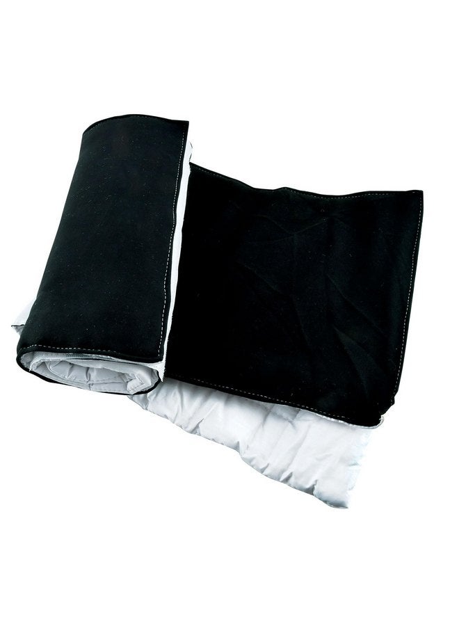 تاف 1 مجموعة أغطية مبطنة سهلة التغليف من Tough 1 باللون الأسود