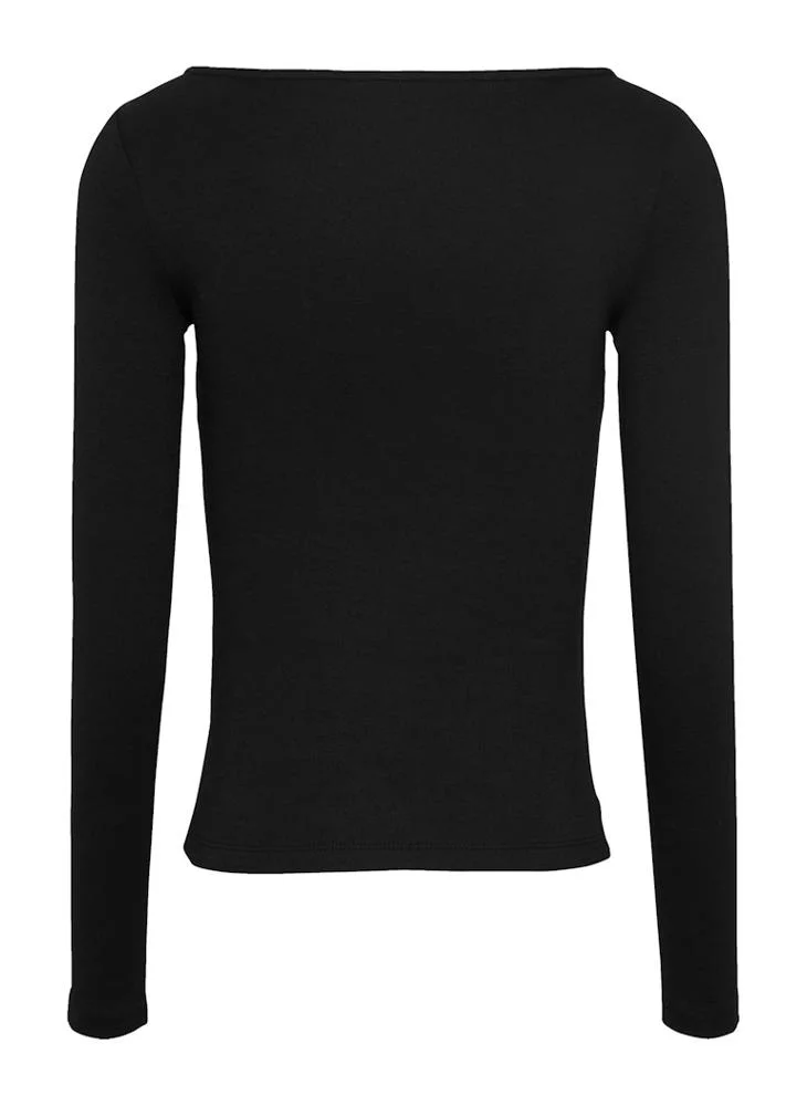 TOMMY JEANS Striped Boat Neck T-Shirt