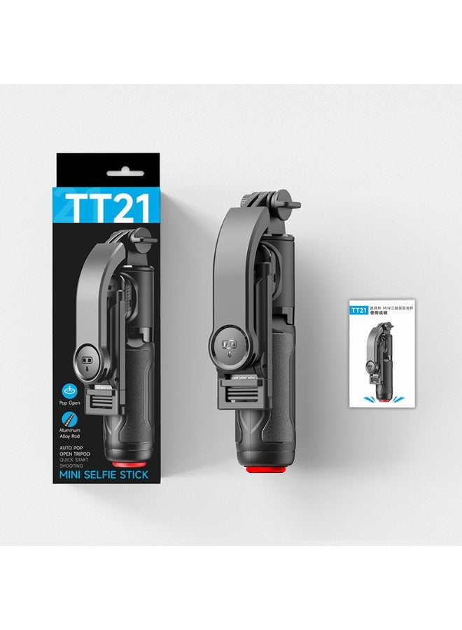 TT21 New Mini Selfie Stick Tripod with Bluetooth - Ultimate Handheld Photography Tool - Image 1