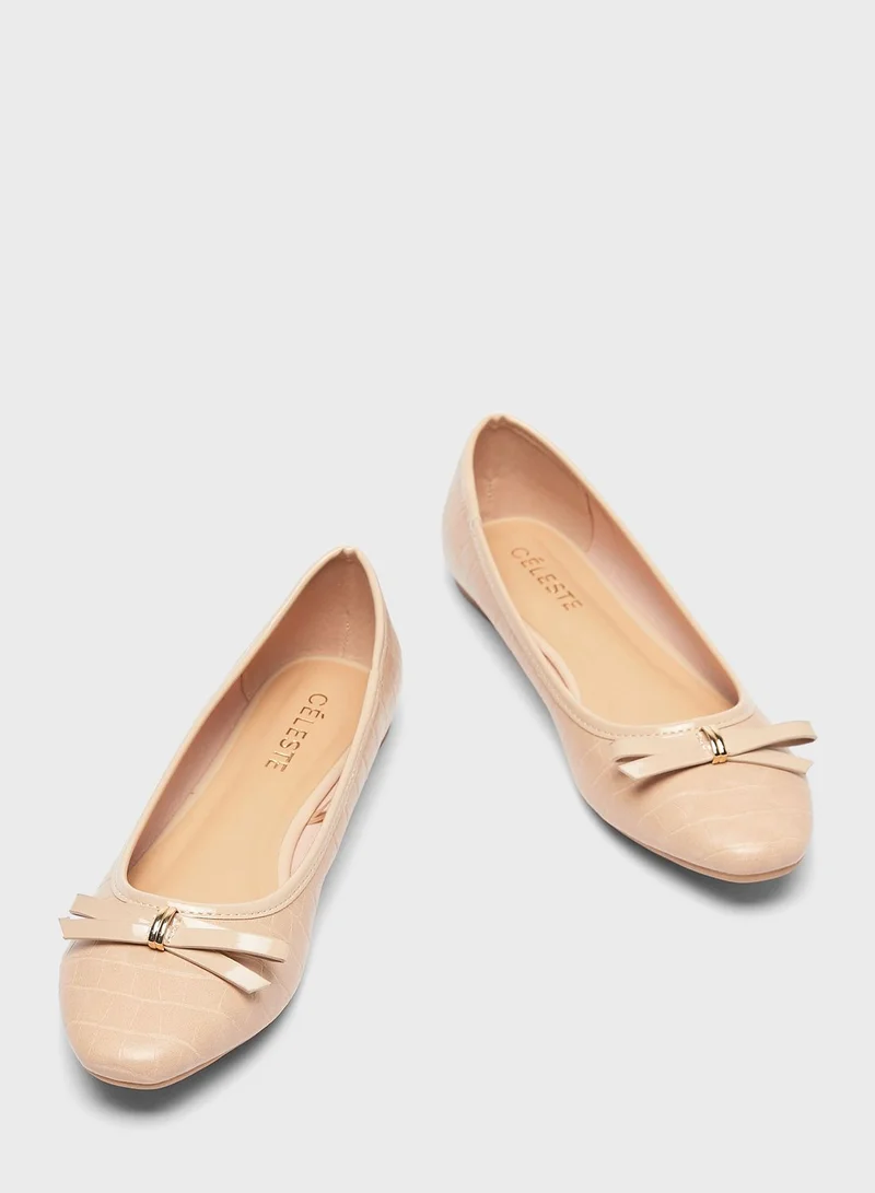 Celeste Horse Bit Detail Slip Ons