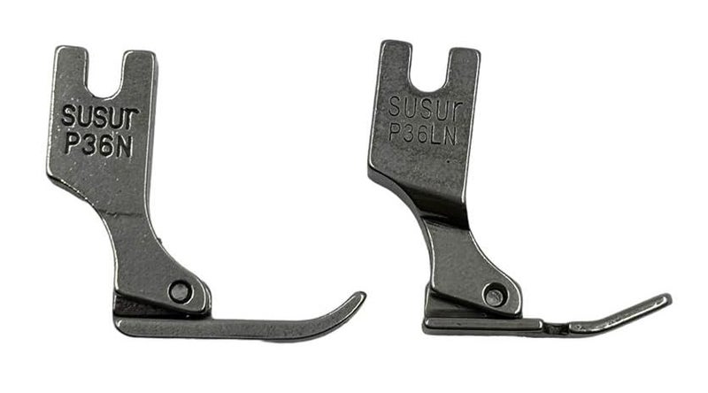 Zenith Pressure Foot and Parts for Industrial Umbrella Double Big Machines Compatible with Jack Juki Gemsy (P36N P36 LN Set of 2 Pressure Foot) - Image 1