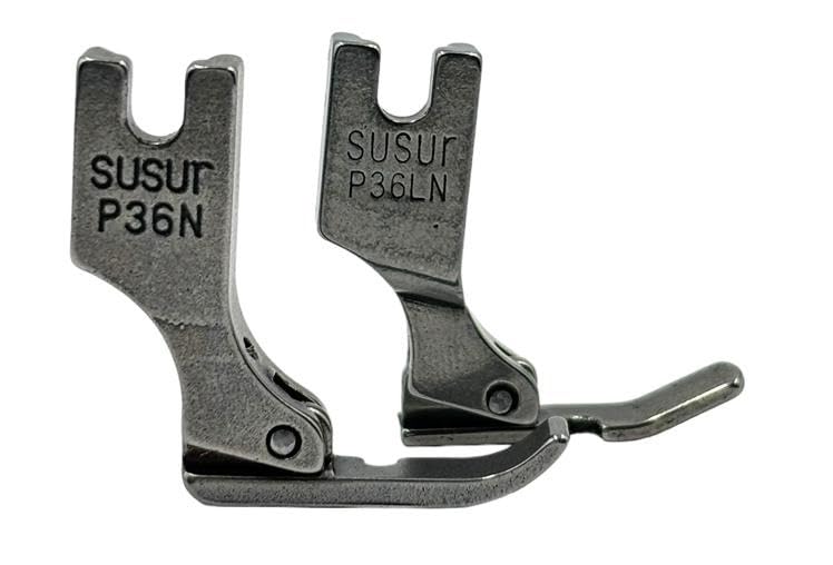 Zenith Pressure Foot and Parts for Industrial Umbrella Double Big Machines Compatible with Jack Juki Gemsy (P36N P36 LN Set of 2 Pressure Foot) - Image 4