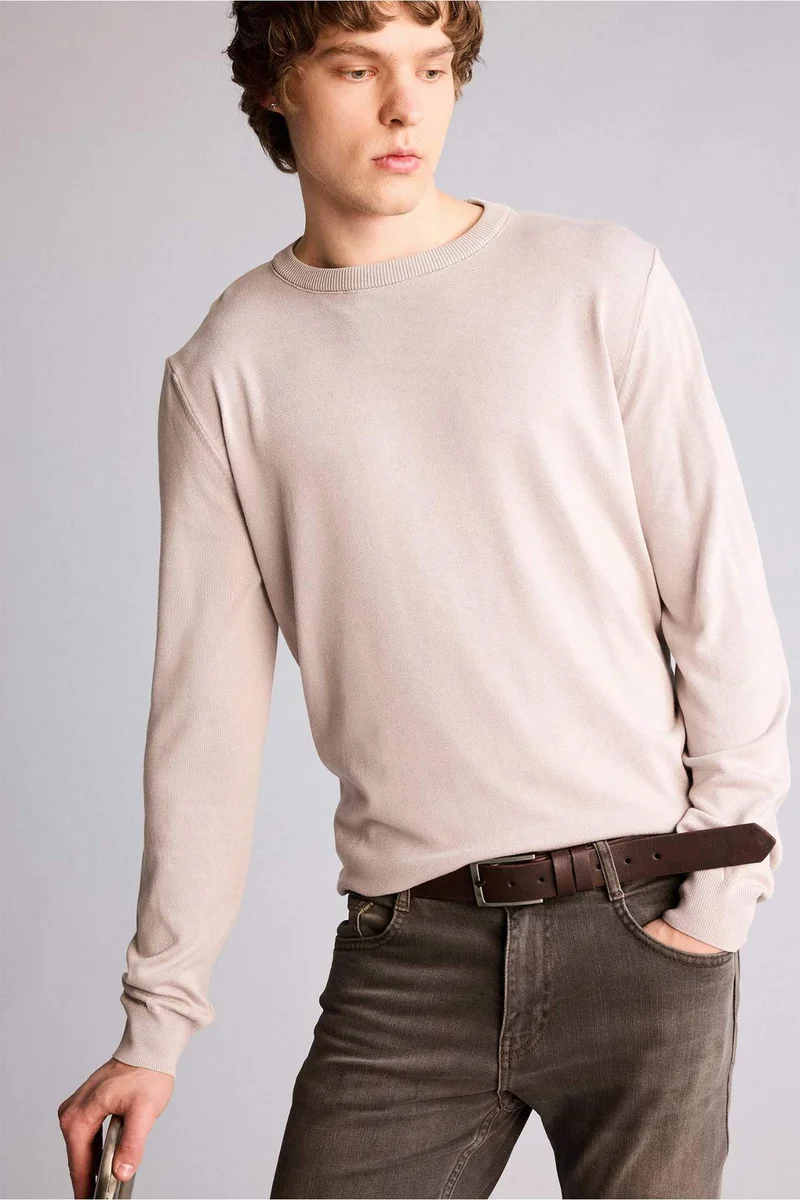ديفاكتو Man Rectangle Clasp Faux Leather Jean Belt