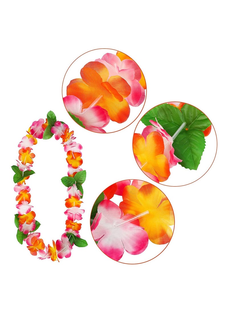 Hawaiian Leis Luau Party Favours Tropical Flower with Pineapple Sunglasses for Kids or Adults Summer Beach Vacation Theme Decorations Birthday Party 10 Pcs - Image 5