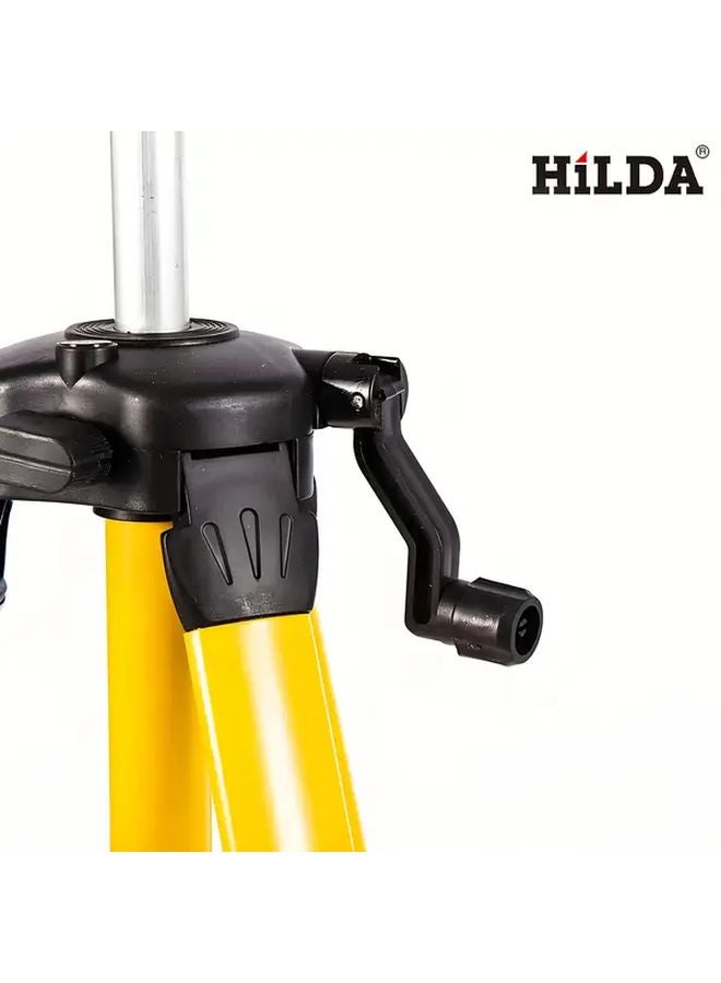 Yellow Heavy Duty Professional Tripod Adjustable Stand For Surveying Photography - Image 5