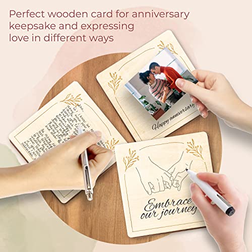 STOFINITY 1 Year Anniversary Card For Boyfriend Girlfriend - Happy One Year Anniversary Cards For Men, 1st Paper Dating Card For Him, First Wedding Gifts For Husband - Image 3
