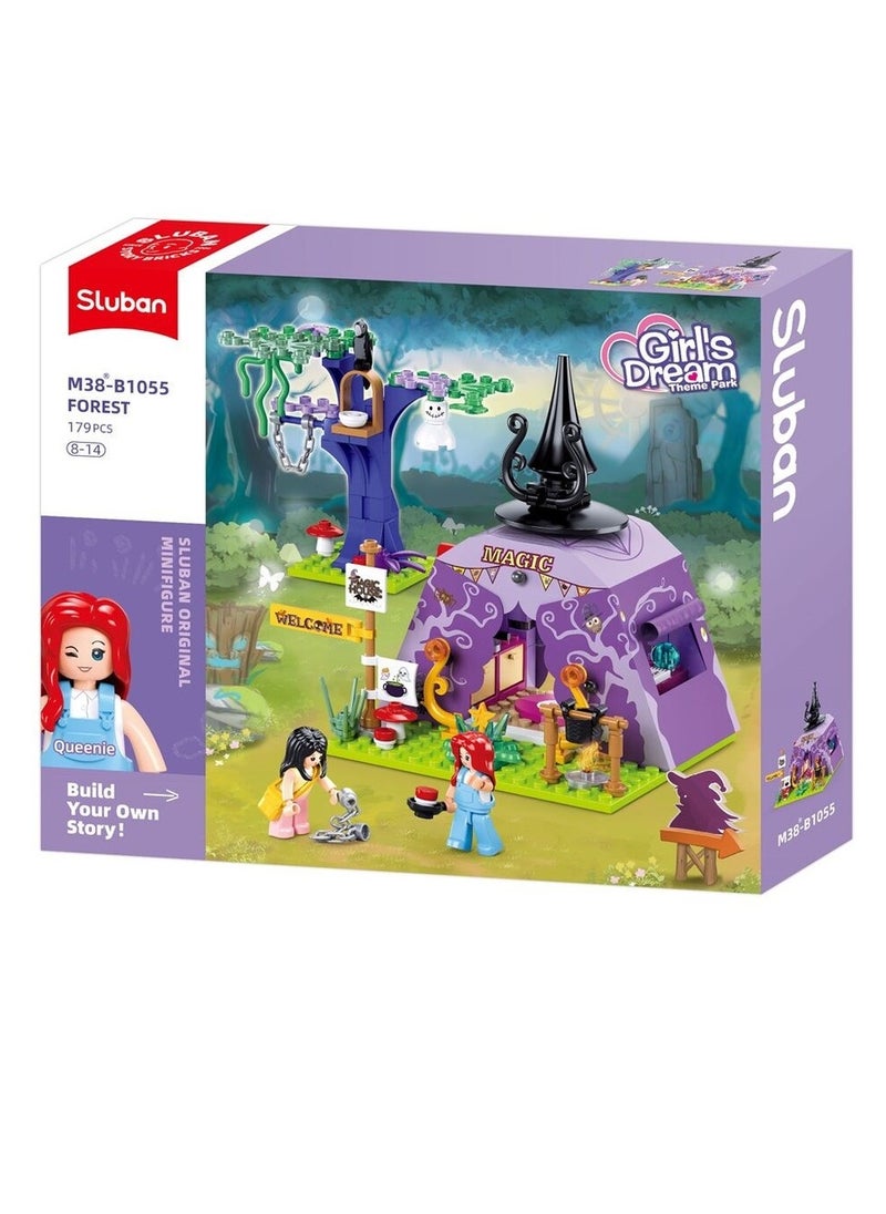 Sluban Sluban - Girl's Dream Witches Camping Tent 179 Pieces - M38-B1055  - Image 1