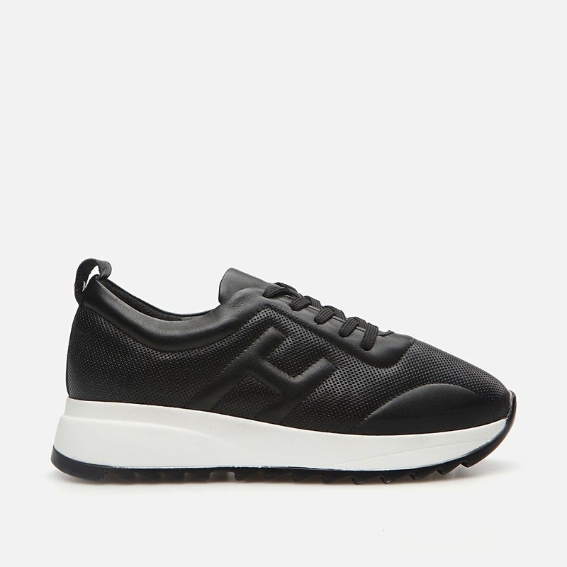 Hotiç 01AYH285960A100 GENUINE Leather Black Women's Sports Shoes  - Image 1