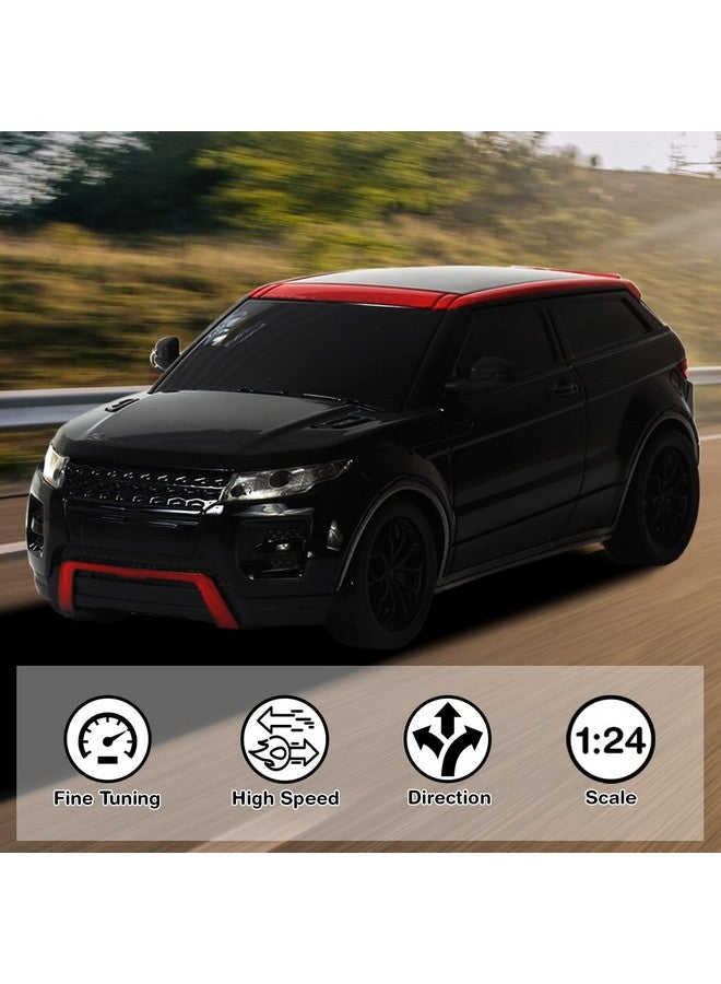 ويمبلي سيارة ويمبلي للتحكم عن بعد قابلة لإعادة الشحن، ألعاب أطفال، سيارة سباق عالية السرعة بمقياس 1:24، سيارة تحكم عن بعد للأطفال - أسود وأحمر - Image 4