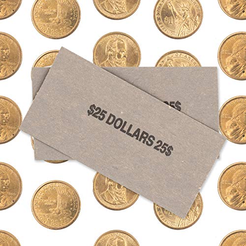 CAROUSELCHECKS Sacagawea Dollar Coin Flat Wrappers Solid Bundle of 100 - Image 4