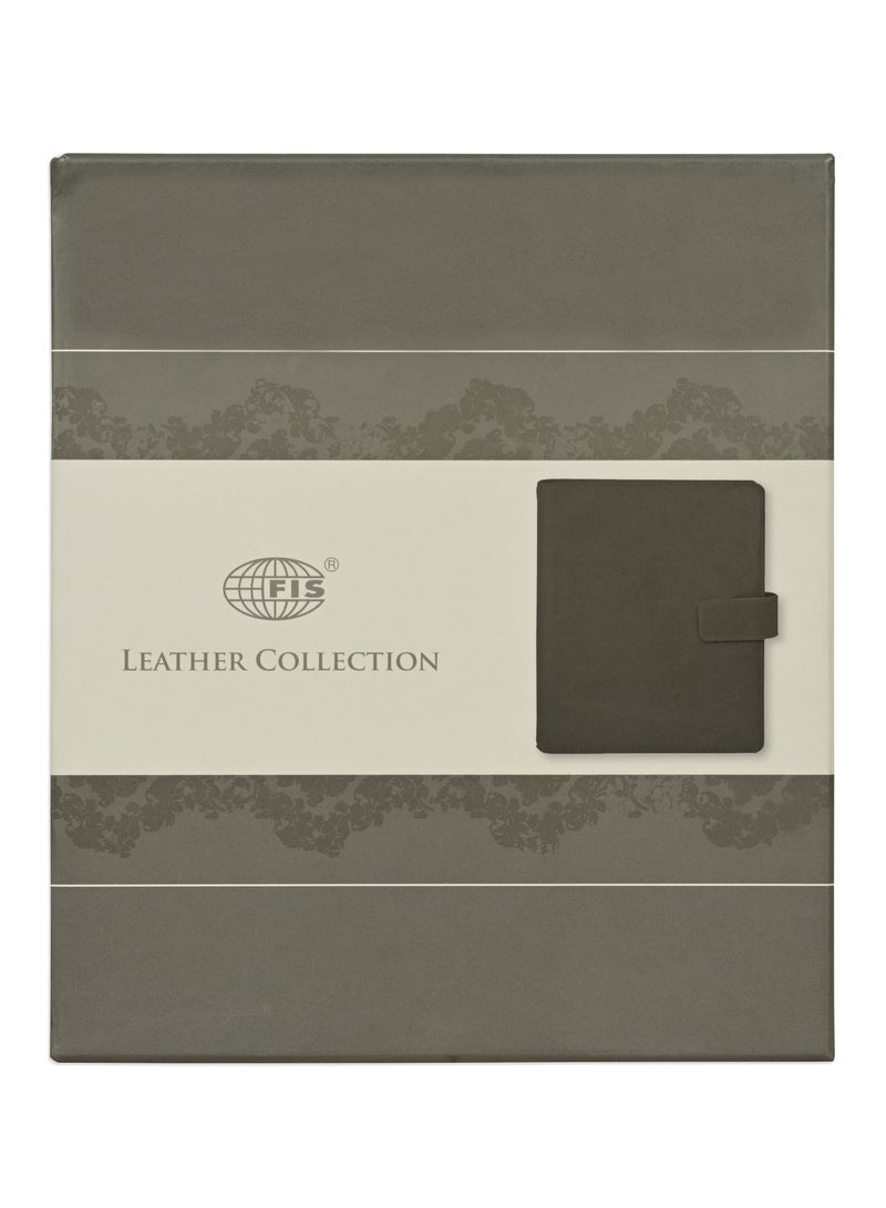 FIS® Leather Organizer "PLANUS", and Activity Journal, Size : (11x17cm), Color : Black_FSORLO6BK - Image 5