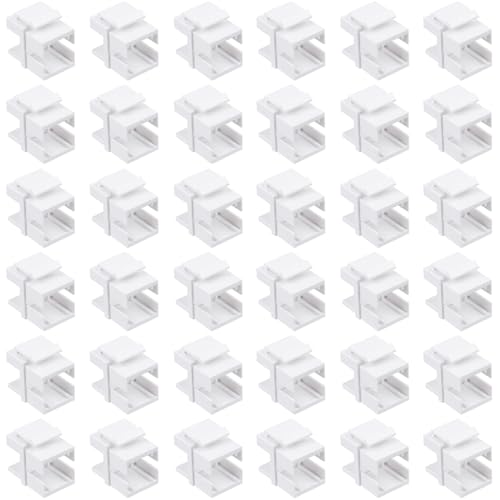 Duogalia 36 Pack Fiber Optic Coupler Keystone Jack Wall Plate Insert for Duplex LC or Simplex SC Couplers Coupler not Included - Image 1