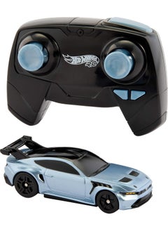 Hot Wheels Hot Wheels Ford Mustang 1:64 Scale 2.4 GHz GTD Remote Car (Grey)  - Image 2