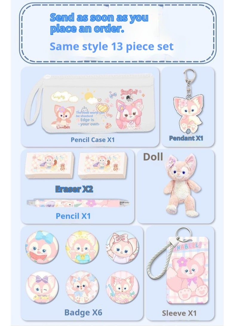 general 14-Piece Cartoon Lina Bell Backpack Set - Image 2