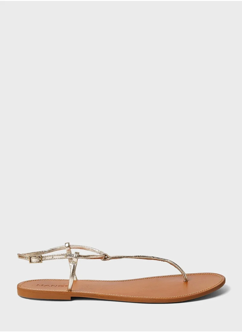 MANGO Formen Buckle Sandals