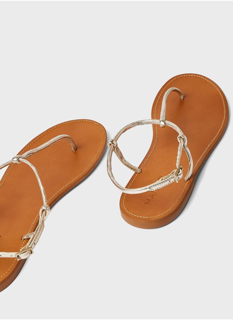 MANGO - Formen Buckle Sandals - Image 1