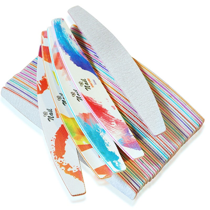 6pcs Nail Files Double-Sided Nail Buffer Set with Different Grits Nail Sanding Blocks Polishing Board Manicure Tools for Nail Beauty - Image 5