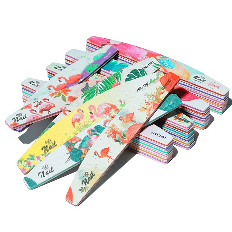 6pcs Nail Files Double-Sided Nail Buffer Set with Different Grits Nail Sanding Blocks Polishing Board Manicure Tools for Nail Beauty - Image 4