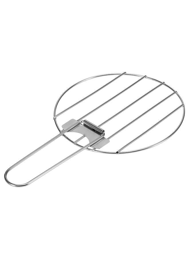 NIBEMINENT Portable Outdoor Grill Silver 17.5 X 0.5 14.5cm  - Image 1